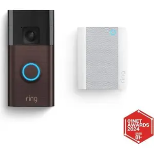 Ring Video Doorbell, Nickel, Satinierter Stahl, Haus, 2-Wege, 1920 x 1...