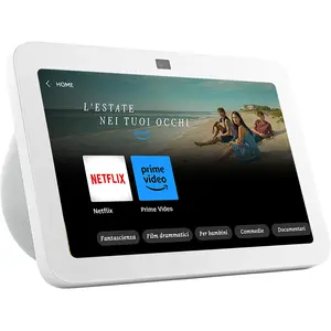 Amazon B0BLS3JJV8, Amazon Alexa, Rechteck, Weiß, Deutsch, Englisch, Sp...