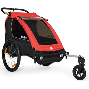 Burley Fahrrad-Kinder-Anhänger Honey Bee rot/schwarz günstig