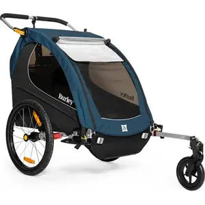 Burley Encore X Two Seater Fahrradanhänger Silber Max 45 kg Junge Silber Max 45 kg günstig