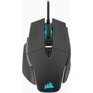 Corsair M65 RGB ULTRA, rechts, Optisch, USB Typ-A, 26000 DPI, Schwarz