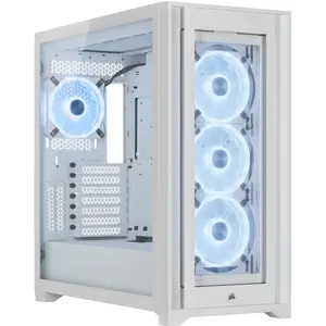 Corsair iCUE 5000X RGB QL-Edition (ATX), PC Gehäuse, Weiss günstig