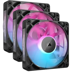 CORSAIR iCUE LINK RX120 RGB schwarz | 3er-Pack 120mm Gehäuselüfter