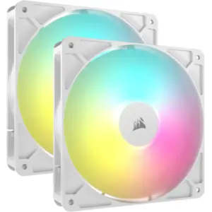 CORSAIR RS140 ARGB White 2er-Pack | 140mm Gehäuselüfter