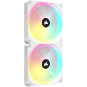 CORSAIR iCUE LINK QX140 RGB White 2er-Pack | Gehäuselüfter