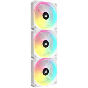 CORSAIR iCUE LINK QX120 RGB White 3er-Pack | Gehäuselüfter