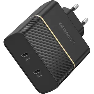 OtterBox 50W Dualport USB-C Schnellladegerät, schwarz