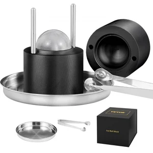 VEVOR Eiswürfelbereiter Eiswürfelformen Satz 60 mm, Eiswürfelform Eisk...