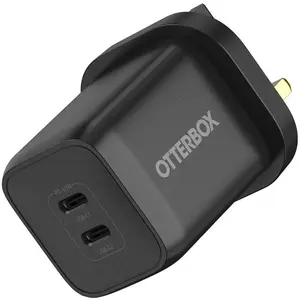 OtterBox UK GaN Schnellladegerät (65 W, 2 Ports), USB Ladegerät, Schwarz günstig