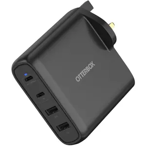 OtterBox UK GaN Schnellladegerät (100 W, 4 Ports), USB Ladegerät, Schwarz günstig