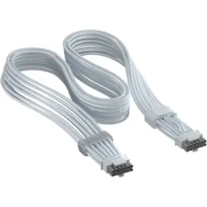 CORSAIR ThermalProtect Universal PCIe 5.1 600W 12V-2x6 Cable White