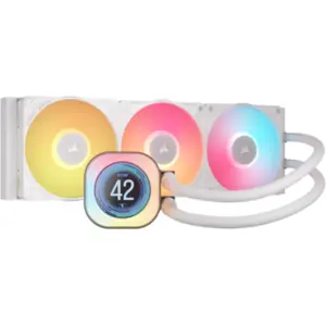 CORSAIR iCUE LINK TITAN 360 RX LCD White | AiO-Wasserkühlung