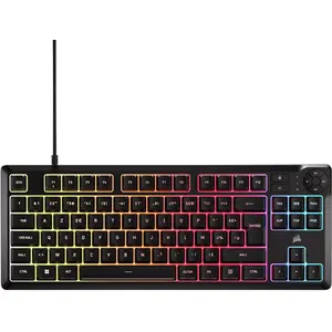 Corsair K55 TKL RGB-Gaming-Tastatur, Tenkeyless, 8 RGB-Zonen, FR-Layou...