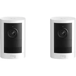 Ring Außenkamera Akku 2. Generation Weiß Doppelpack günstig