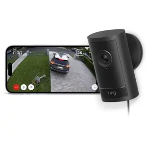 Ring Outdoor Camera 4K Pro, Außenkamera mit Netzstecker (neueste Gener...