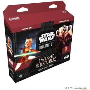 FFG Star Wars: Unlimited - Twilight of the Republic - Two-Player Starter -E- (Englisch, 2 Spieler)