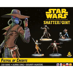 Asmodee Atomic Mass Games Fistful Of Credits Cad Bane Squad Pack Brettspiel