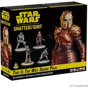 Atomic Mass Games Star Wars Shatterpoint Mandalorian Squad Pack Miniat...