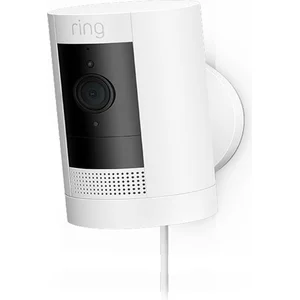 Ring Stick Up Cam Plug-In, IP-Sicherheitskamera, Innen & Außen, Kabell...