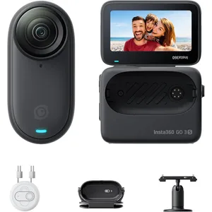 Insta360 GO 3S: Tragbare 4K-Mini-Actionkamera in Schwarz für beeindruc...