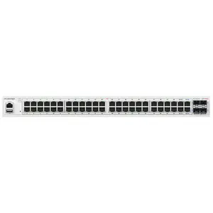 Fortinet FS-148F-FPOE - L2 - Gigabit Ethernet (10/100/1000) - Power over Ethernet (PoE) - (48 Ports), Netzwerk Switch, Weiss