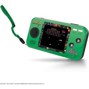Sombo Retro Pocket Player Galaga, Retro Gaming, Schwarz, Grün