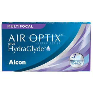 Air Optix, Kontaktlinsen, plus HydraGlyde Multifocal (+1.75, Monatslinse, 6 Stk., Multifokal)
