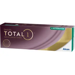 Dailies Total1, Kontaktlinsen, for Astigmatism (-1, Tageslinse, 30 Stk., Torisch)