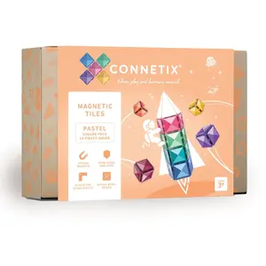 Connetix Pastel Square Bauspiel 40 Stücke