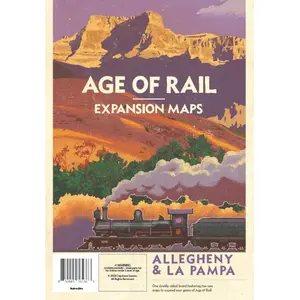 Asmodee Age of Rail: Allegheny & La Pampa - Expansion Map, Brettspiel,...