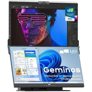 Mobile Pixels Geminos, 61 cm (24"), 1920 x 1080 Pixel, Quad HD, Schwarz günstig