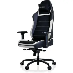 Vertagear PL6800 (schwarz/weiss, ContourMax Lumbar, VertaAir, Hygennx), Gaming Stuhl, Schwarz, Weiss