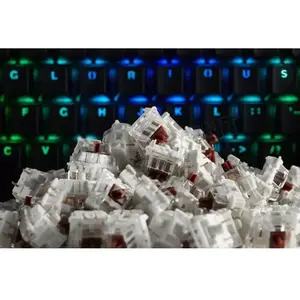 Glorious PC Gaming Race Gateron Brown Switches, Maus + Tastatur Zubehör, Bronze, Transparent, Braun günstig