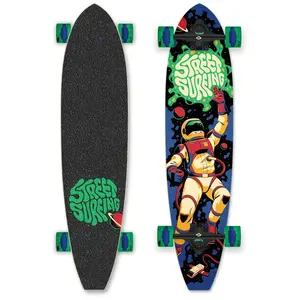 Street Surfing Cut Kicktail 36´´ Astronaut Longboard One Size