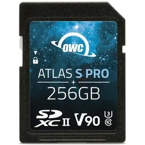 OWC Atlas S Pro V90 (256 GB, SDXC, U3, UHS-II), Speicherkarte, Schwarz günstig