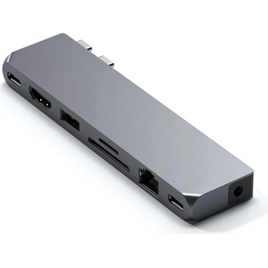 Satechi ST-UCPHMXM, 2 x USB 3.2 Gen 2 (3.1 Gen 2) Type-C, 96 W, 1000 M...
