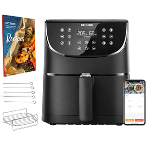 Cosori Smart 5,5-Liter Heißluftfritteuse mit Spießgestell