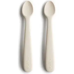 Ivory Silikonlöffel, 2er-Set, Mushie günstig