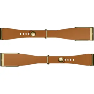WHOOP MG LeatherLuxe Tapered Band Braun/Gold S/M günstig