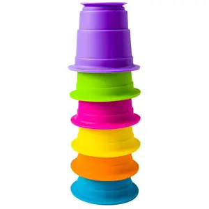 Fat Brain Toys Stapelbare Saugnapfgläser Kupz