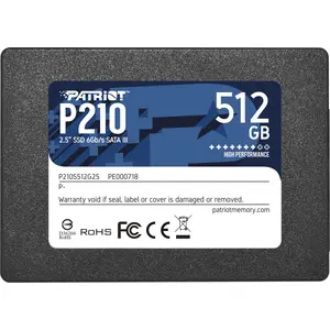 Patriot Memory P210, 512 GB, 2.5", 500 MB/s