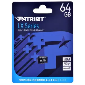 Patriot Psf64gmdc10 64gb Microsdxc Uhs-i Class 10 Sd-karte