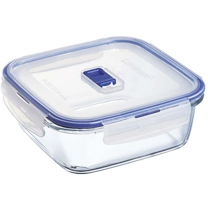 Luminarc Pure Box Active, Aufbewahrungsbox aus Glas mit Deckel, quadra...
