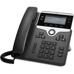 Cisco IP PHONE 7841 WITH, Telefon, Schwarz, Silber günstig