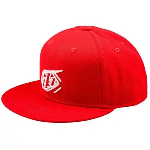 Snapback Cap Troy Lee Designs Flat Bill Badge Rouge TU günstig