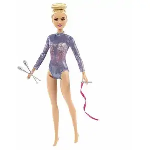Blonde Turnerin-Puppe Mattel France Barbie 32,4x4,5x11,5 cm günstig
