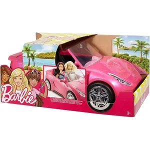 Mattel DVX59 - Barbie - Cabrio mit Platz für 2 Puppen, Fahrzeug, pink