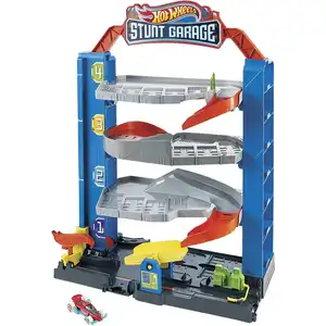 Hot Wheels Modellauto City Stunt-Garage Parkhaus, Hot Wheels Spielset