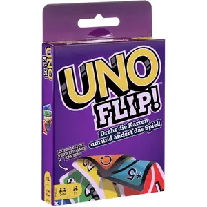 Uno-Kartenspiele Mattel France Flip Side 14,5x2x9,2 cm günstig