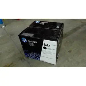 HP 64X 2er-Pack Schwarz Original LaserJet Tonerkartusche mit hoher Reichweite, 48000 Seiten, Schwarz, 2 Stück(e)